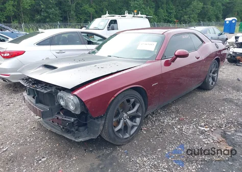2019 Dodge Challenger R/T из США, поврежденный, VIN 2C3CDZBT7KH616326